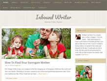 Tablet Screenshot of inboundwriter.com